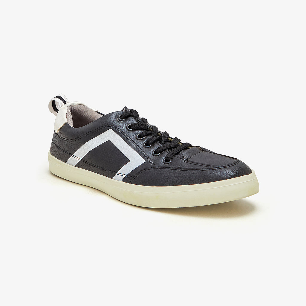 Buy BLACK Men's Lace-up Sneakers – Calza.com.pk