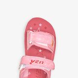 Girls' Rubber Patch Sandals