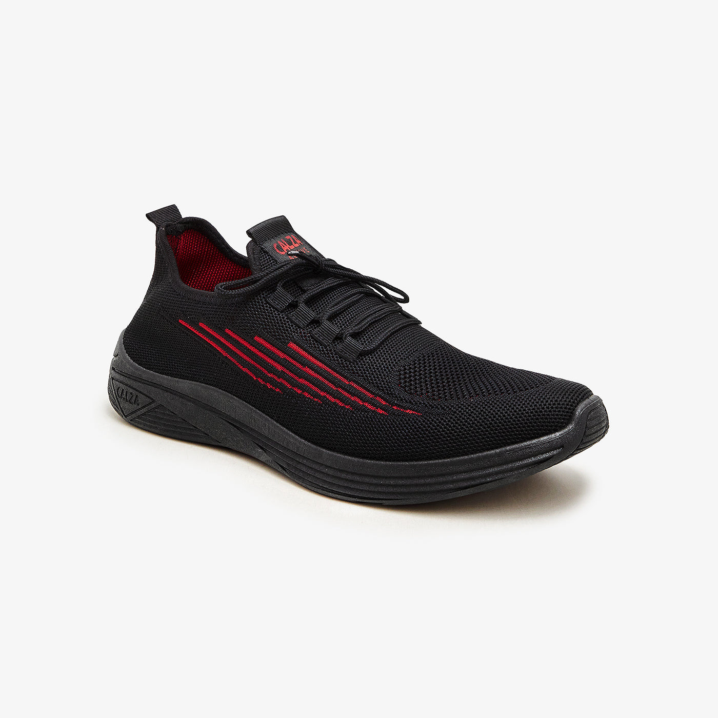 Buy BLACK Men's Lace Up Sneakers – Calza.com.pk