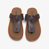 Men's Basic Buckled Chappal