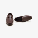 Men's Textured Leather Loafers